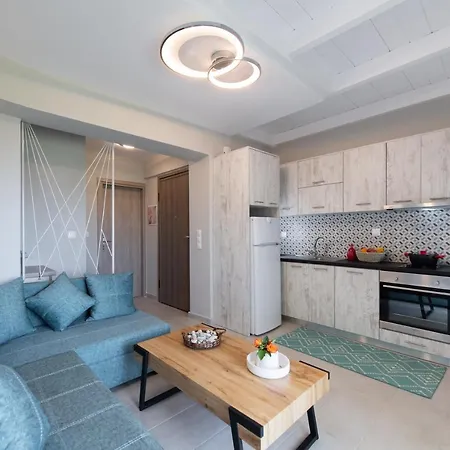 Bianco Stylish Maisonette Appartamento Nikiana